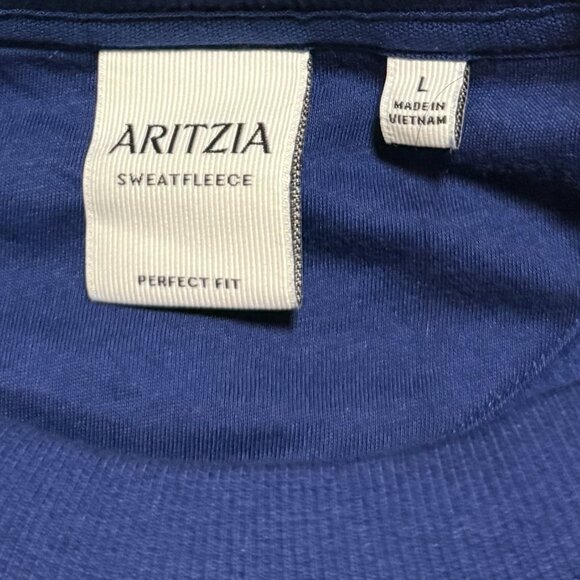 NWOT Aritzia Cozy Sweatfleece Perfect Crew Sweatshirt - Picture 7 of 9